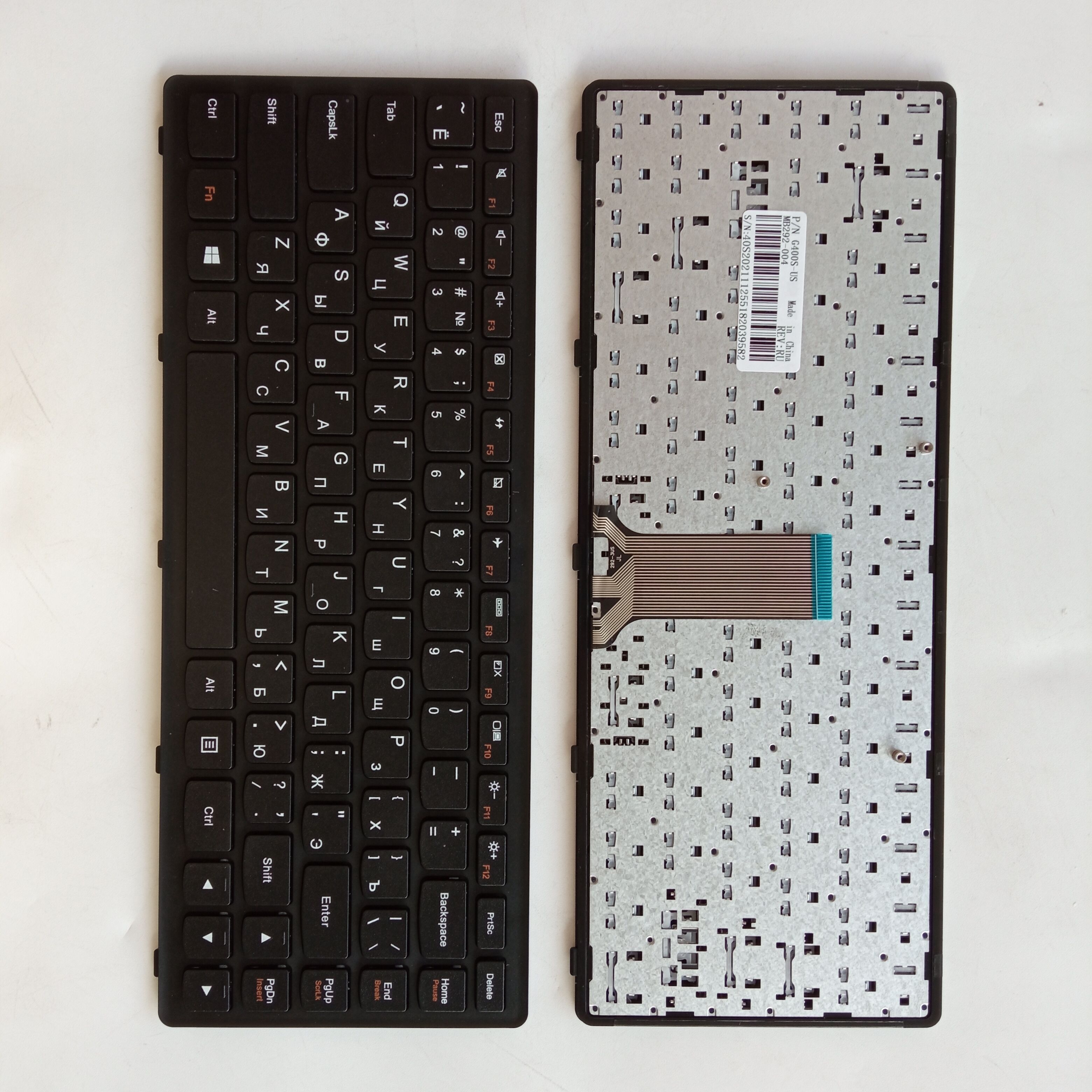 Picture of New Replacement Laptop Keyboard For LENOVO G400S/G405S/G410S/FLEX14 BLACK FRAME BLACK (OEM) RU Layout